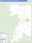Grants Pass Metro Area Digital Map Basic Style